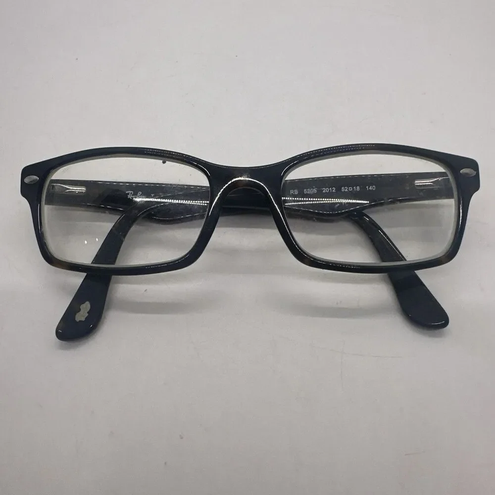 Ray Ban RB 5206 2012 Rectangle Havana Brown Eyeglasses Optical Frame 54-18-145